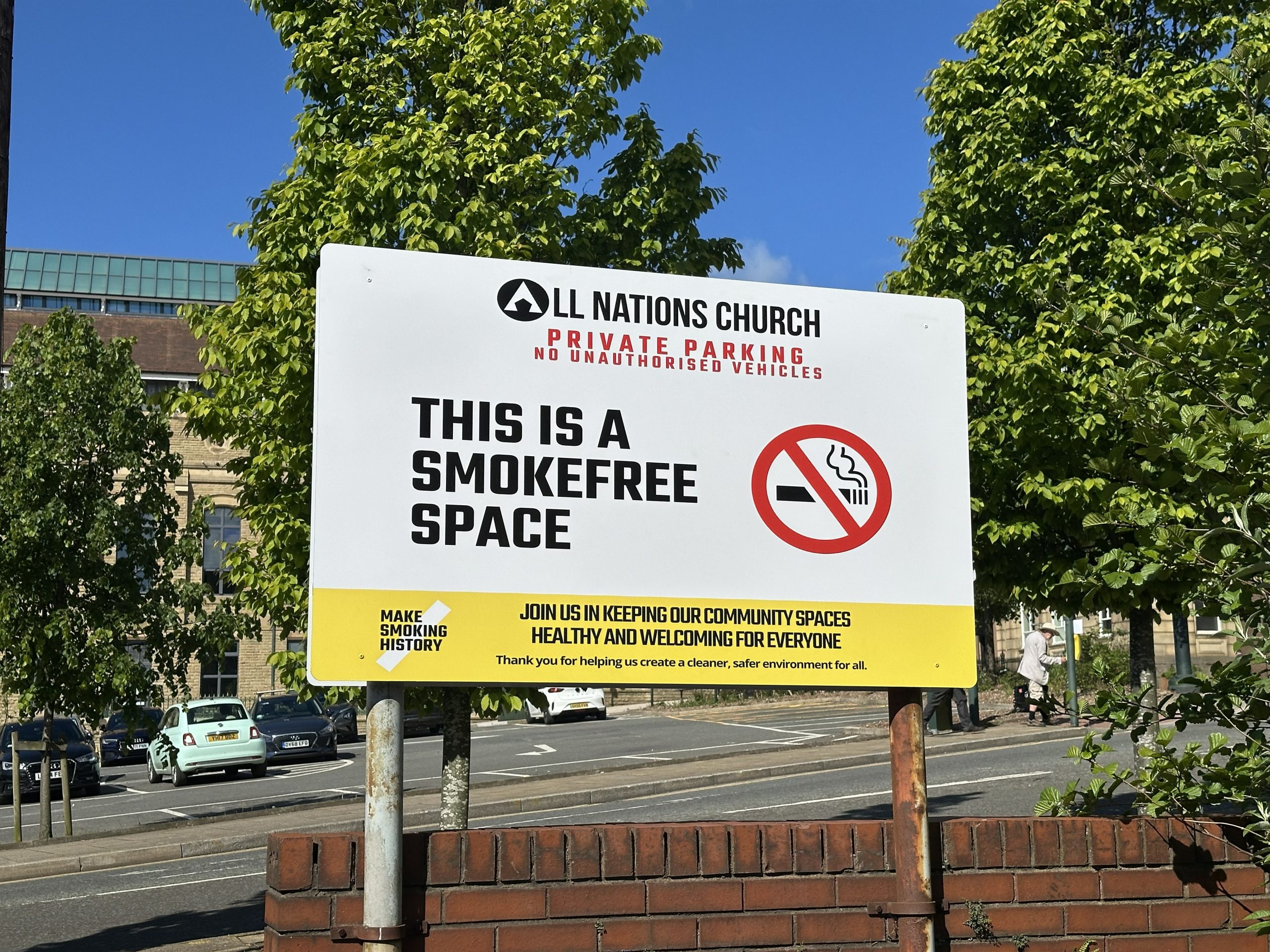 Oldham Smokefree Space Signage